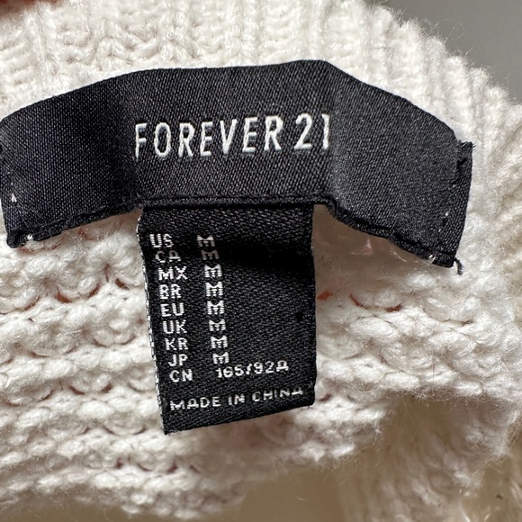 Forever 21 Off-White Sweater - Picture 2 of 2